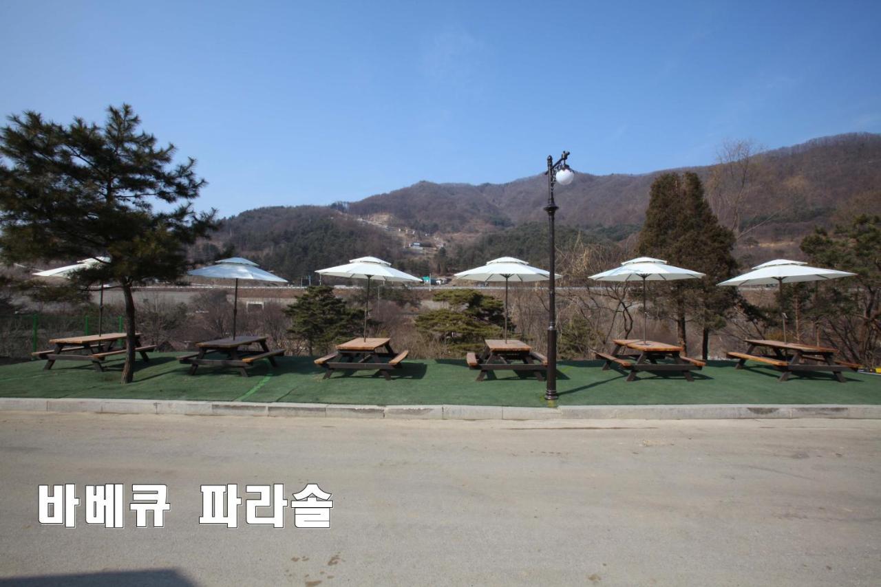 Cheongpyeong Family Hotel Gapyeong Bagian luar foto